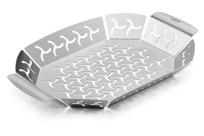 Image of Weber Gemüsekorb klein, Edelstahl bei JUMBO