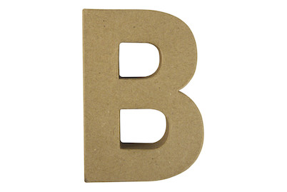 Image of Pappmaché Buchstabe B FSC Recycled100%, 15x10,5x3cm bei JUMBO