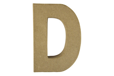 Image of Pappmaché Buchstabe D FSC Recycled100%, 15x10,5x3cm bei JUMBO