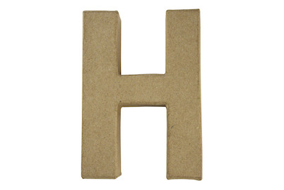 Image of Pappmaché Buchstabe H FSC Recycled100%, 15x10,5x3cm bei JUMBO