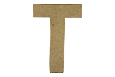 Image of Pappmaché Buchstabe T FSC Recycled100%, 15x10,5x3cm bei JUMBO