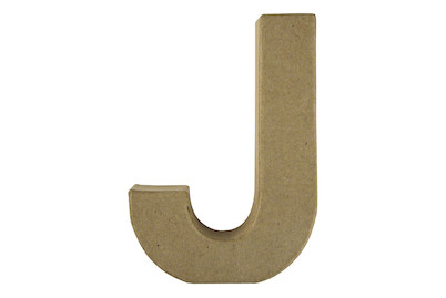 Image of Pappmaché Buchstabe J FSC Recycled 100%, 15x10,5x3cm bei JUMBO