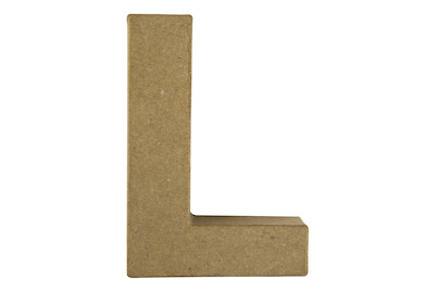 Image of Pappmaché Buchstabe L FSC Recycled 100%, 15x10,5x3cm bei JUMBO