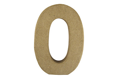 Image of Pappmaché Buchstabe O FSC Recycled 100%, 15x10,5x3cm bei JUMBO