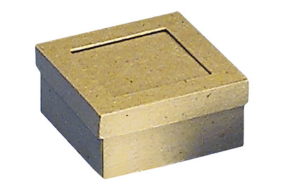 Image of Pappm. Passep.Schachtel FSC Recycled100%, 12x12x5cm, Quadrat bei JUMBO