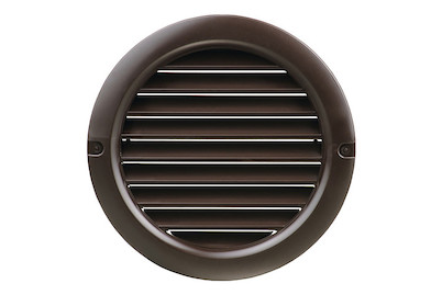 Image of Rundes Lüftungsgitter mit Insektenschutz, Ø 100 mm, weiss bei JUMBO