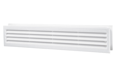 Image of Türgitter aus Kunststoff weiss 2-teilig 453x90mm bei JUMBO