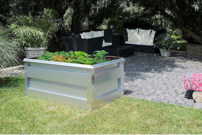 Image of Neogard Stahlhochbeet verzinkt gross (160x100x75cm), Metall bei JUMBO