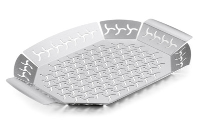 Image of Weber Gemüsekorb gross, Edelstahl bei JUMBO