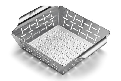 Image of Weber Deluxe Gemüsekorb klein, Edelstahl bei JUMBO