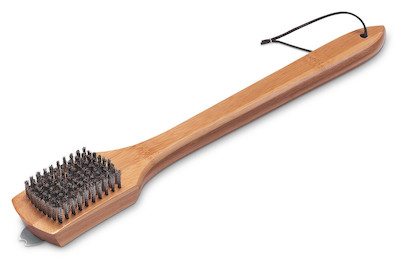 Image of Weber Grillbürste mit Bambusholzgriff 46 cm, mit Edelstahlborsten bei JUMBO