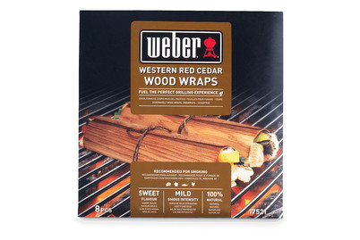 Image of Weber Wood Wraps aus Zedernholz 8 Stück