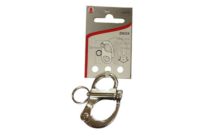 Image of Karabiner mit fixem Auge 52 mm bei JUMBO