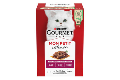 Image of Gourmet Mon Petit Katzenfutter in Sauce Fleisch 6x50g bei JUMBO