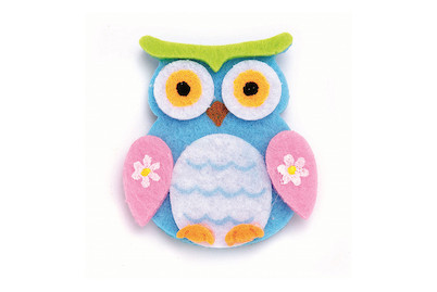 Image of Filzeule selbstklebend 6 St 4 x 5 cm blau bei JUMBO