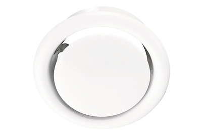 Image of Tellerventil Metall, Ø 100 mm, weiss bei JUMBO