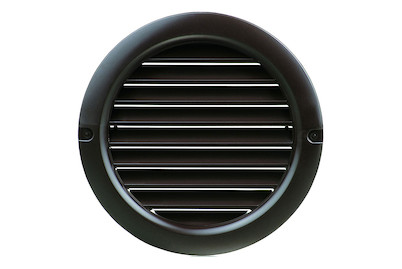 Image of Rundes Lüftungsgitter mit Insektenschutz, Ø 100 mm, braun bei JUMBO