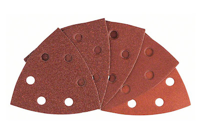 Image of Bosch Delta Schleifblatt-Set 93mm 10-teilig 256957 bei JUMBO