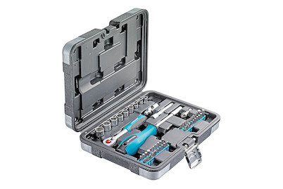 Image of Technocraft Steckschlüssel-Satz 1/4 55-teilig bei JUMBO