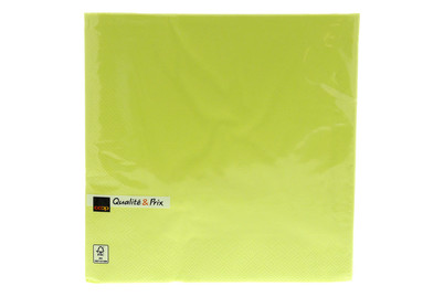 Image of Inhouse Servietten lime 40cm 50 Stück bei JUMBO