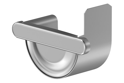 Image of Rinnenendstück Alu-Natur NW 100 rechts bei JUMBO
