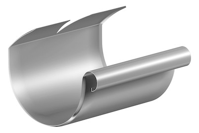 Image of Rinnenverbinder Alu-Natur für Halbrundrinne NW 80 bei JUMBO