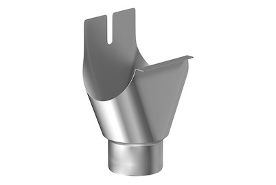 Image of Rinneneinhangstutzen Alu-Natur NW 80 bei JUMBO