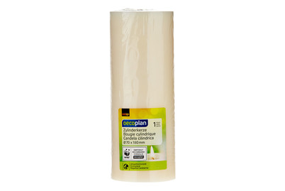 Image of Oecoplan Zylinderkerze 70x180mm creme bei JUMBO