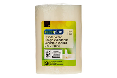 Image of Oecoplan Zylinderkerze 70x100mm creme bei JUMBO