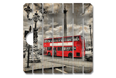 Image of Oecoplan Holztürchen bedruckt Bus bei JUMBO