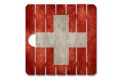 Image of Oecoplan Holztürchen bedruckt Schweiz bei JUMBO