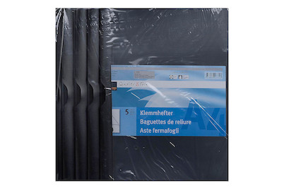 Image of Qualité&Prix Klemmhefter A4 schwarz 5 Stück bei JUMBO