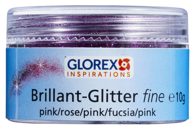 Image of Brillant-Glitter fine, 10 g pink bei JUMBO