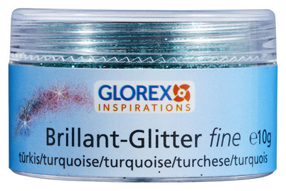 Image of Brillant-Glitter fine, 10 g türkis bei JUMBO