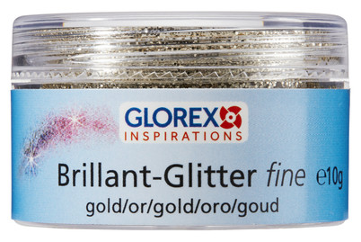 Image of Brillant-Glitter fine, 10 g goldfarben bei JUMBO