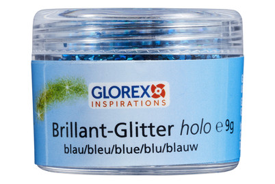 Image of Brillant-Glitter holo, 9 g blau bei JUMBO