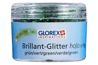 Image of Brillant-Glitter holo, 9 g grün