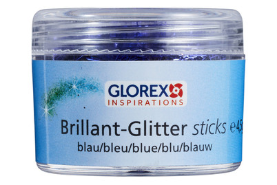 Image of Brillant-Glitter,Stäbchen 4.5 g blau bei JUMBO