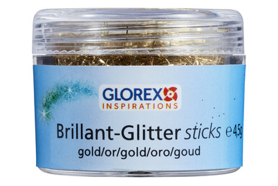 Image of Brillant-Glitter, Stäbchen 4.5 g goldfarben bei JUMBO