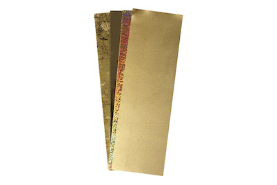 Image of Wachsfolie Gold-Töne, 20x6,5cm, 4 Farben sort., SB-Btl 4Stück bei JUMBO