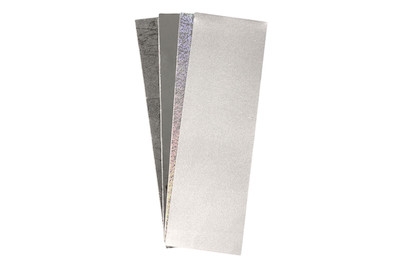 Image of Wachsfolie Silber-Töne, 20x6,5cm, 4 Farben sort., SB-Btl 4Stück bei JUMBO