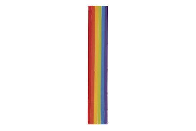 Image of Wachs-Zierstreifen Regenbogen, 20x0,1cm, 6 Farben á 3 Streifen sortiert bei JUMBO