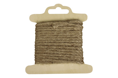 Image of Jutekordel, 2,5mm ø, SB-Holzkarte 5m bei JUMBO