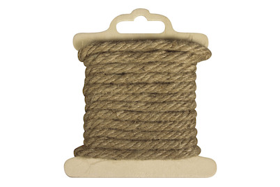 Image of Jutekordel, 5mm ø, SB-Holzkarte 2m bei JUMBO