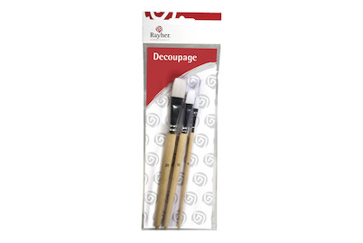Image of Pinselset für Decoupage, je 1 Pinsel in Grösse 6, 12, 20, SB-Btl bei JUMBO