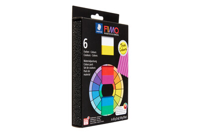 Image of Fimo Materialpackung True Colours , 6 x 85 g, SB-Box