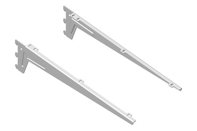 Image of Winkelträger weiss lose mit Clip T 480 mm bei JUMBO