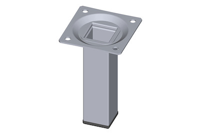 Image of Stahlrohrfüsse 4-kant verchromt bei JUMBO