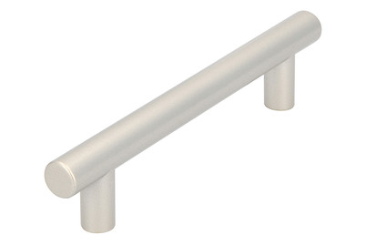 Image of Siro Möbelgriff Stangengriff 0511 Kunststoff Metalleffekt Nickel matt Lochabstand: 96 mm bei JUMBO