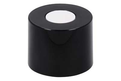 Image of Siro Möbelknopf Rund 01056 Kunststoff Schwarz Weiss Ø 30 mm bei JUMBO